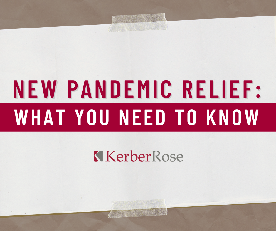 New Pandemic Relief